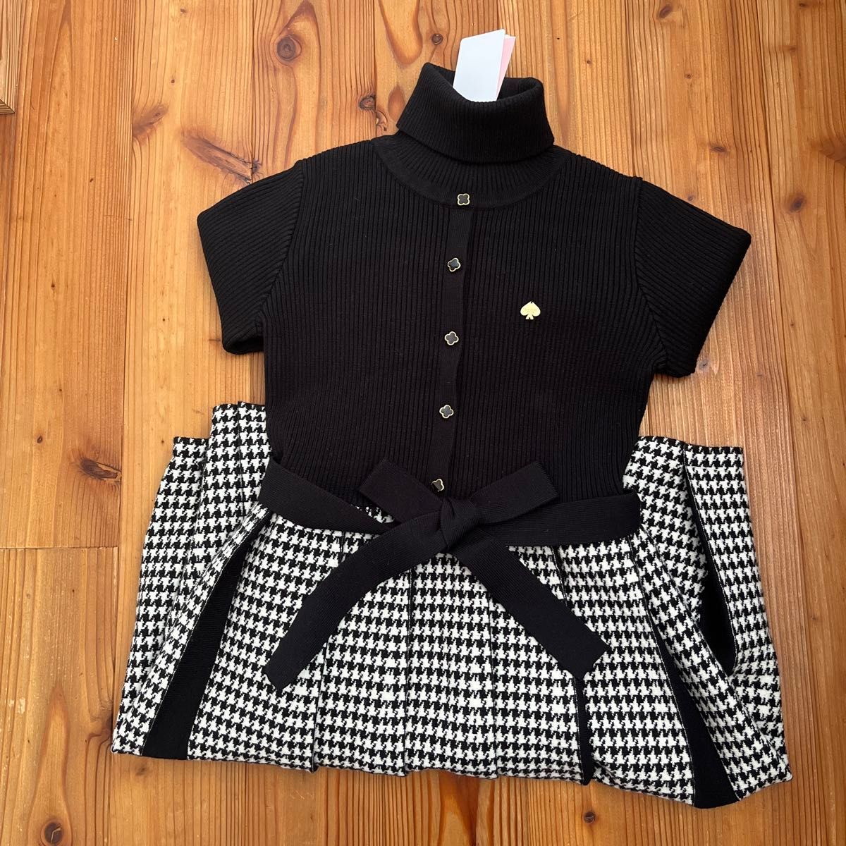 kate spade new york kids 千鳥柄ニットワンピース M|Yahoo kate spade new york kids 千鳥柄ニットワンピース M|Yahoo
