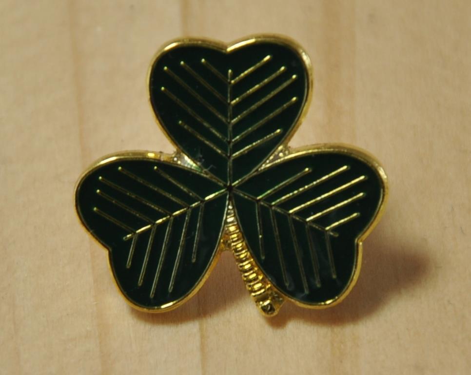 B品 英国インポート Pins ピンズ ピンバッジ ラペルピン SHAMROCK シャムロック クローバー アイリッシュ Ireland Irish イギリス uk 181_画像2