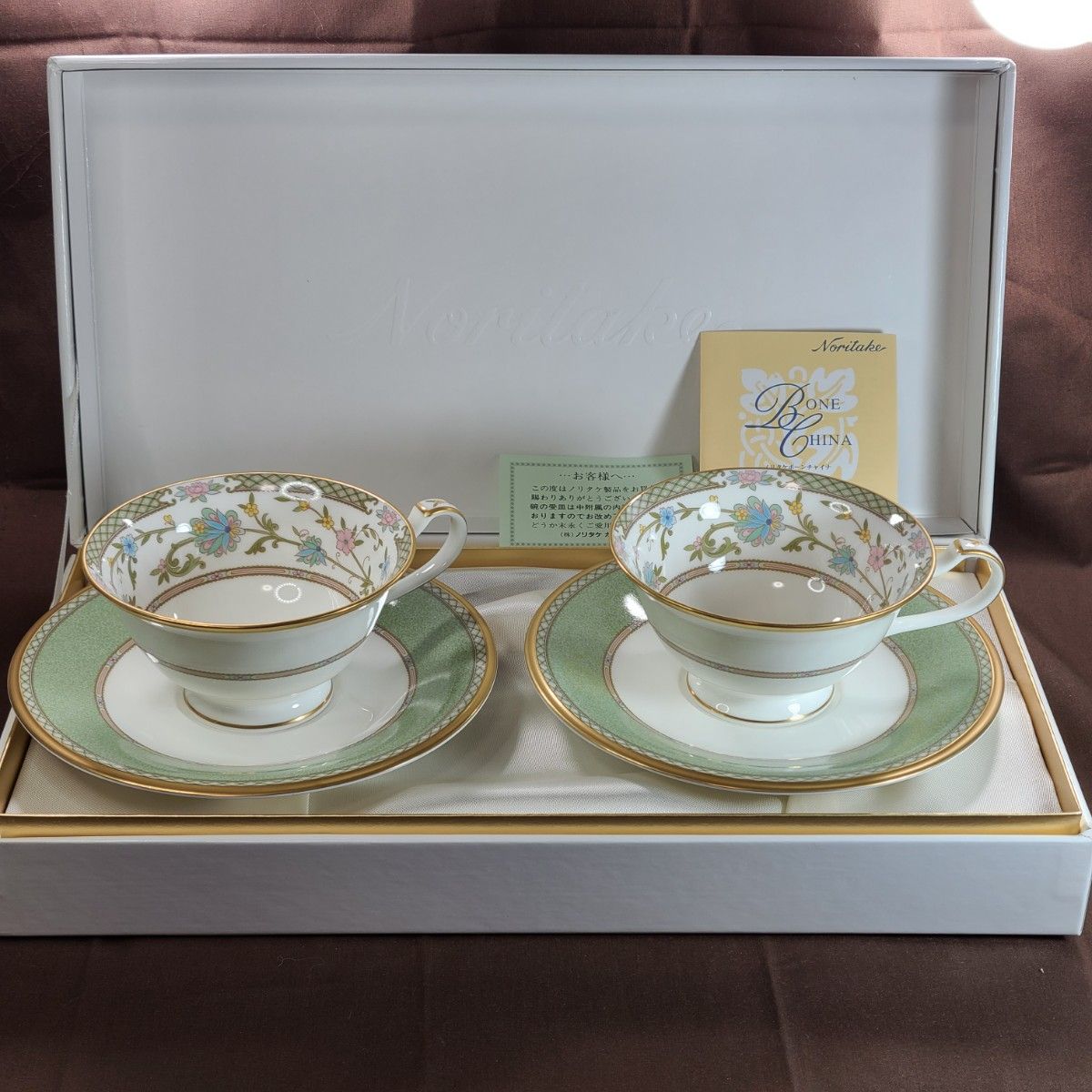 q3204】Noritake YOSHINO ノリタケ ヨシノ カップ&ソーサー 2客 q3204】Noritake YOSHINO ノリタケ ヨシノ カップ&ソーサー 2客