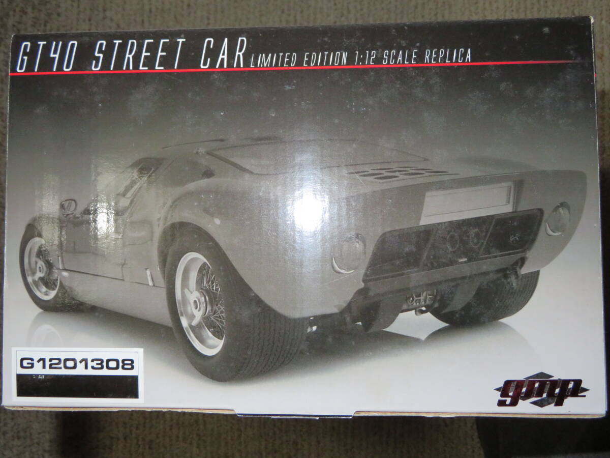 GMP 1/12 フォード GT40 ストリート ブラック G1201308 Ford GT40 STREET CAR Blackの画像9