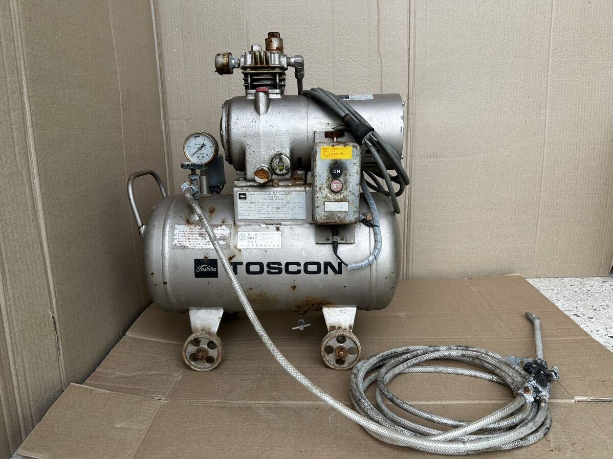 ★中古★東芝 TOSHIBA トスコン TOSCON エアコンプレッサー GP6-2SI