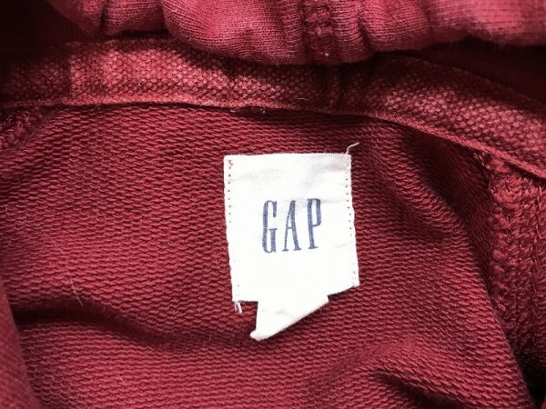 GAP Gap men's Logo badge pull Parker L wine red 