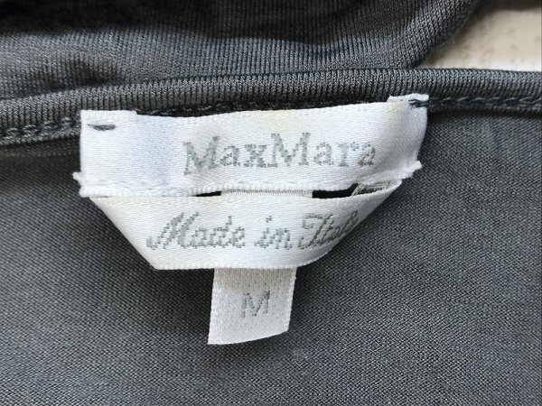 Max Mara Max Mara женский Италия производства шея разрез ввод long T M темно-серый 