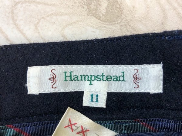 Hampstead レディース 裏地付き スリット入り スカート 11 ネイビー_画像2