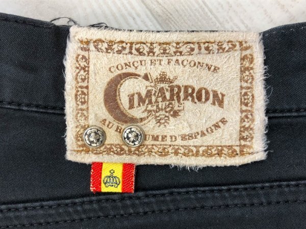 CIMARRON シマロン レディース ストレッチ イージーパンツ 30 黒_画像2