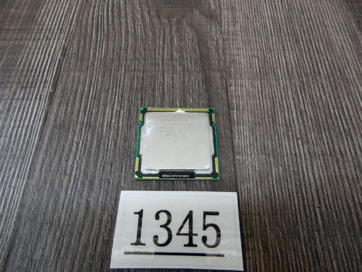 1345☆INTEL ★core i5 - 750 ★ 2.66G CPU ★SLBLC_画像3