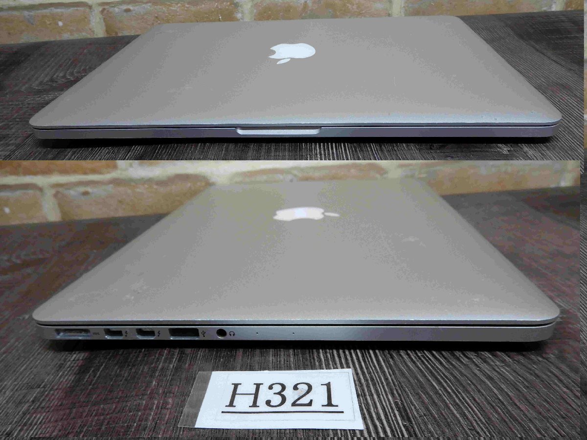 H321* high speed 500GB SSD& wireless LAN & Web camera installing *Core i5*2560x1600 13W liquid crystal *Monterey12.7.4* memory 8GB*Mac Book PRO A1502 (2015)