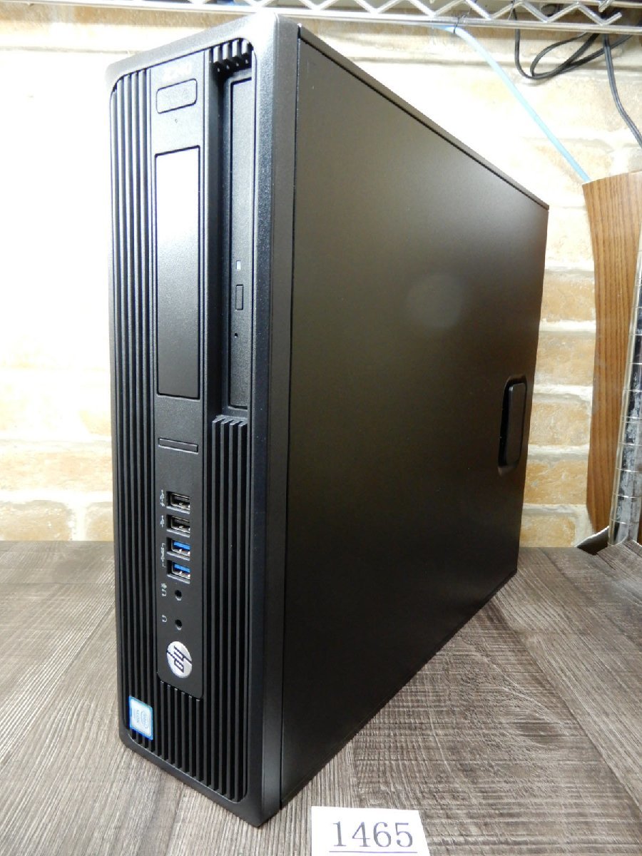 1465★Ｗindows10-64BIT★XEON E3-1270V5★メモリ16GB★500GBハードディスク★DVDRWマルチ★HP★省スペースパソコン★Z240★グラボ無し
