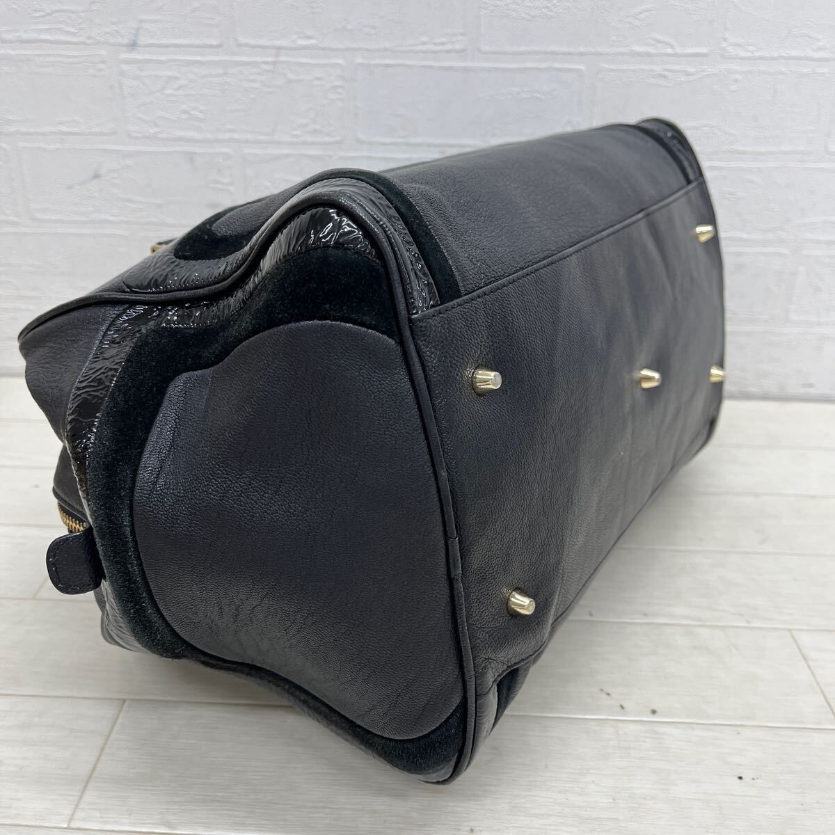 1360* ANYA HINDMARCH Anya Hindmarch сумка сумка рука большая сумка застежка-молния casual черный женский 