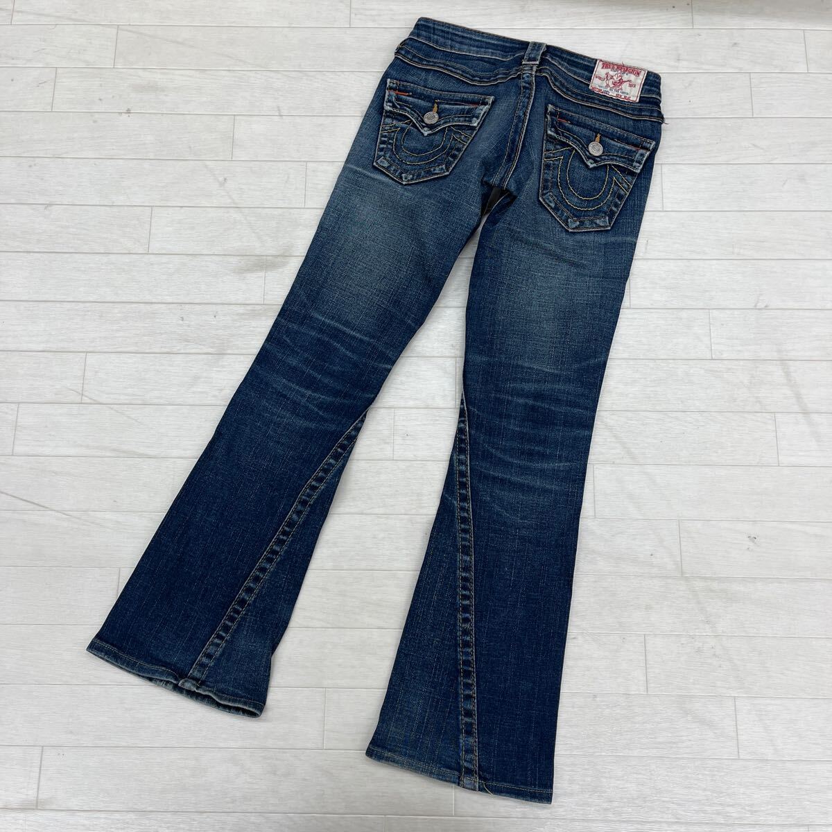 1391◎ ② USA製 TRUE RELIGION トゥルーレリジョン パンツ ボトムス ズボン デニム ジーンズ ジーパン ブーツカット レディース24_画像2