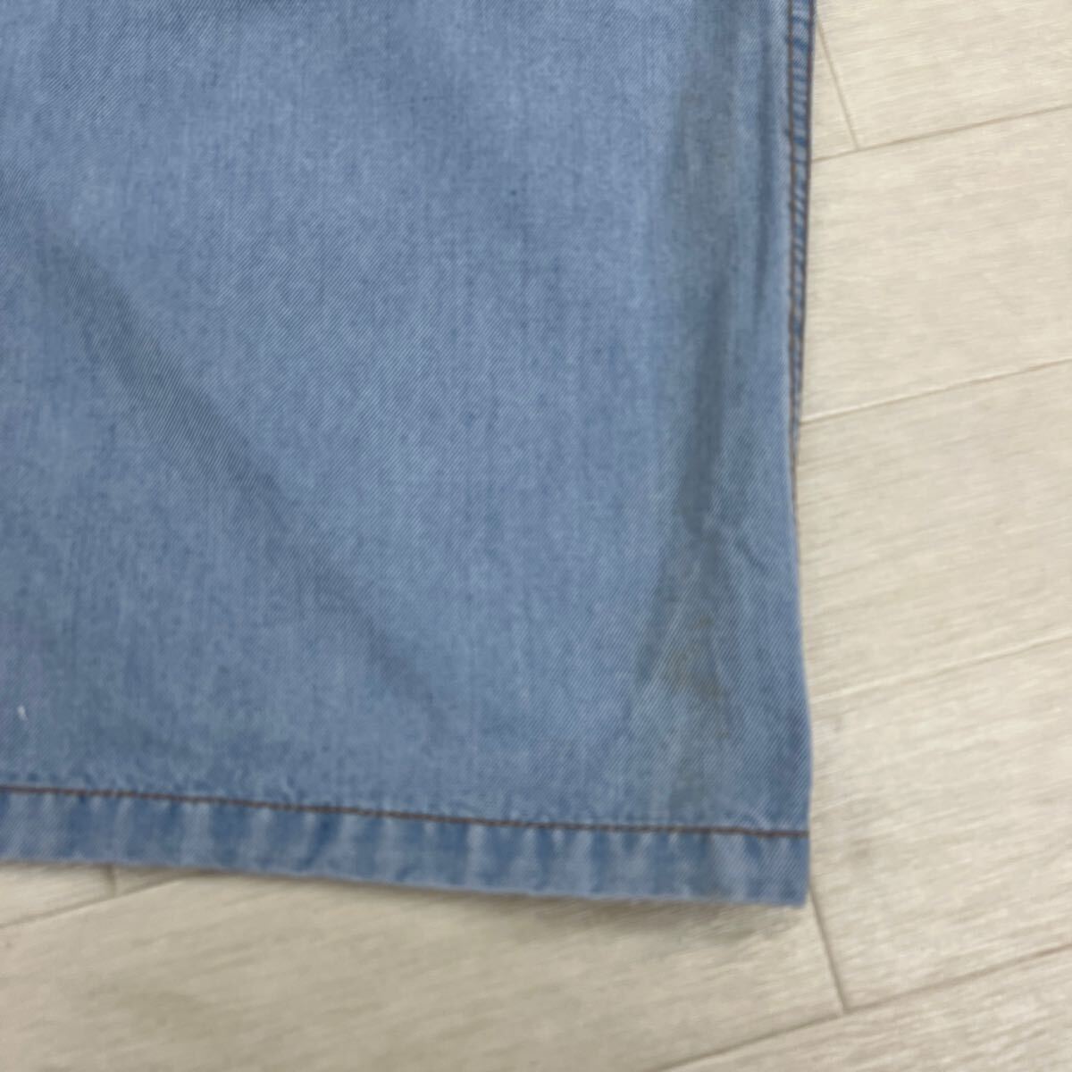 1391◎ 日本製 KENZO JEANS ケンゾー ジーンズ パンツ ボトムス スカート タイト ロング デニム生地 薄手 レディース63_画像5