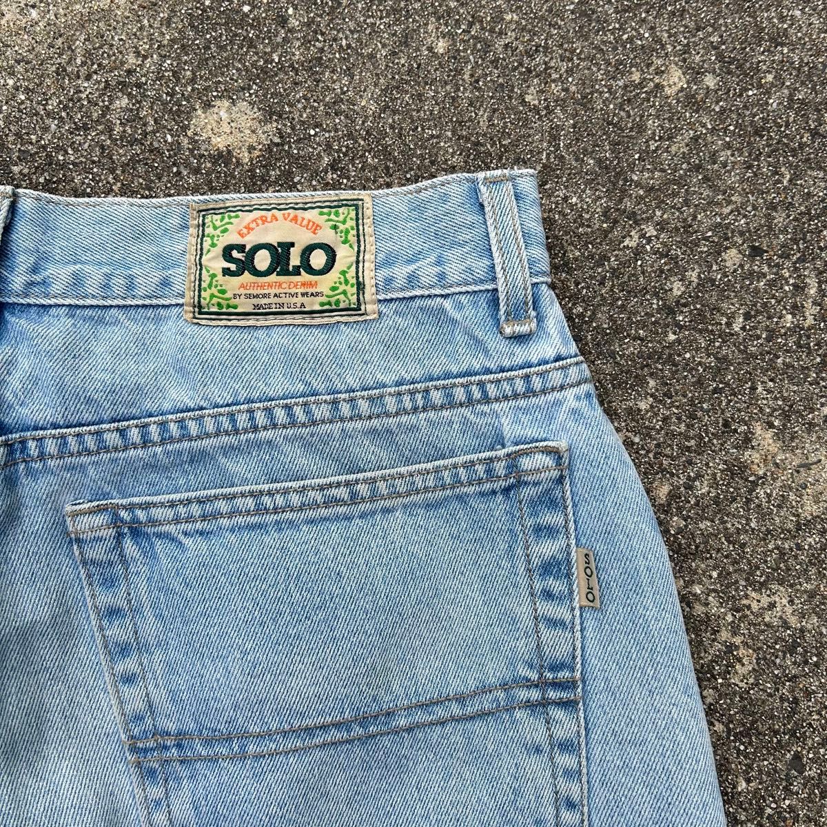 SOLO vintage made in usa used denim