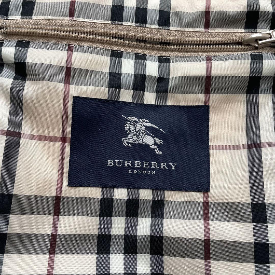 未使用級美品★大きいサイズ4XL★BURBERRY LONDON 春の羽織り超軽量スプリングブルゾン 総チェック コートジャケット バーバリーロンドンの画像8