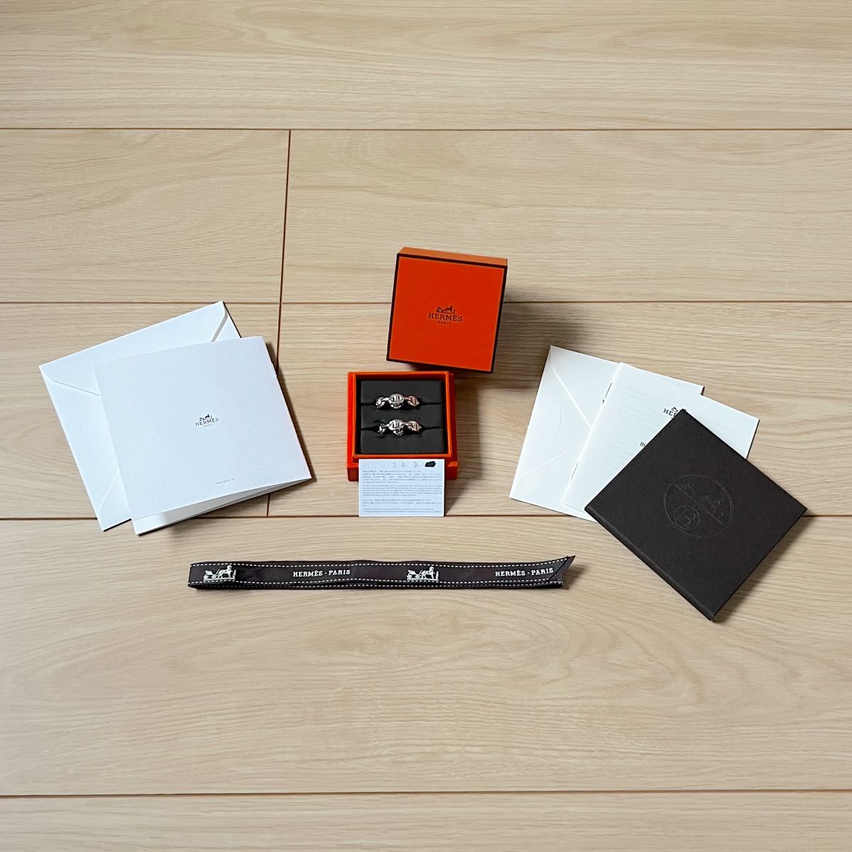 HERMES エルメス シェーヌダンクル アンシェネ ピアス HERMES エルメス シェーヌダンクル アンシェネ ピアス