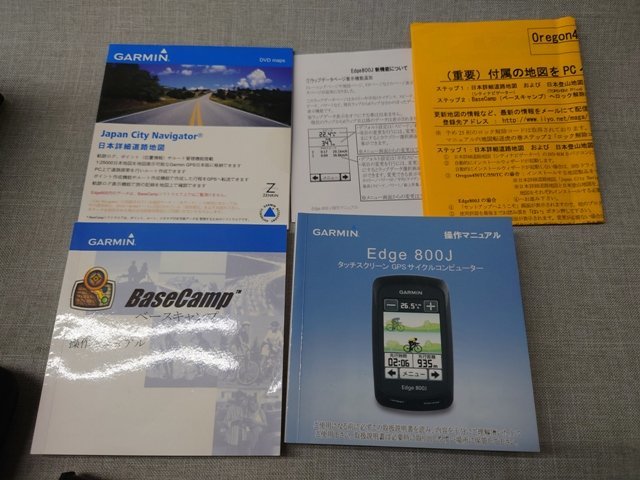 【中古品B】GARMIN Edge 800J White サイクルコンピューター 動作確認済み タッチスクリーン GPS機能 (管理番号：049111)_画像9