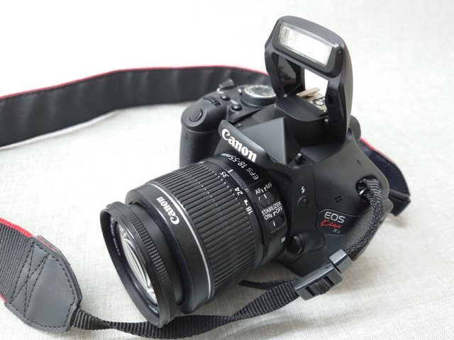 【中古品B】Canon デジタル一眼レフカメラ EOS Kiss X5 レンズキット 簡易動作のみ確認済み (管理番号：049109)