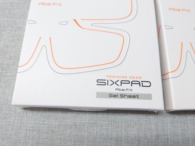 【未使用・長期保管品】SIXPAD Abs Fit ジェルシート 6枚入り 3点セット 純製品 SP-AF2214G アブズフィット (管理番号：049102)の画像2