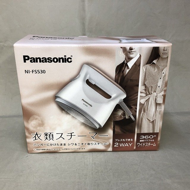 【未使用品】Panasonic（パナソニック）NI-FS530-PN（ピンクゴールド調）衣類スチーマー　2017年製（管理番号：046110）_画像1