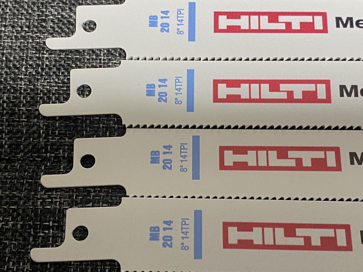 ☆送料無料☆ヒルティ HILTI レシプロソー 替刃 10枚☆200mm セーバーソー 日立 BOSCH 共通☆MB2014_画像2