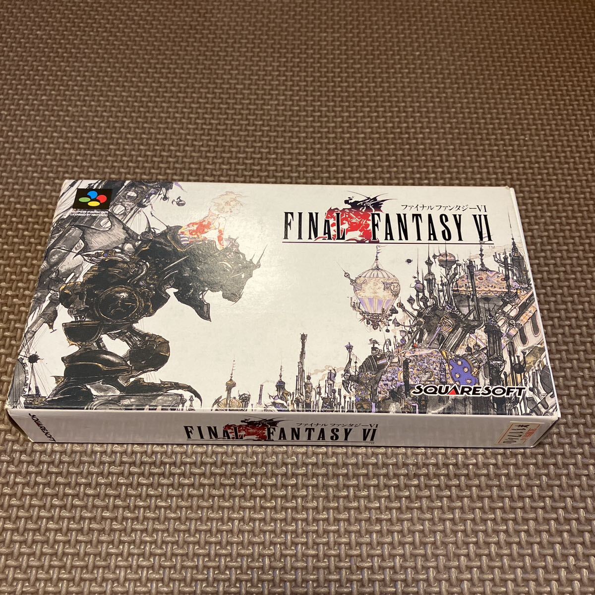 新品 レア プレミア スーパーファミコン ソフト ファイナルファンタジー6 Ⅵ FF6 SFC スクエアソフト 1994年 SQUARE SOFT FINAL FANTAZY