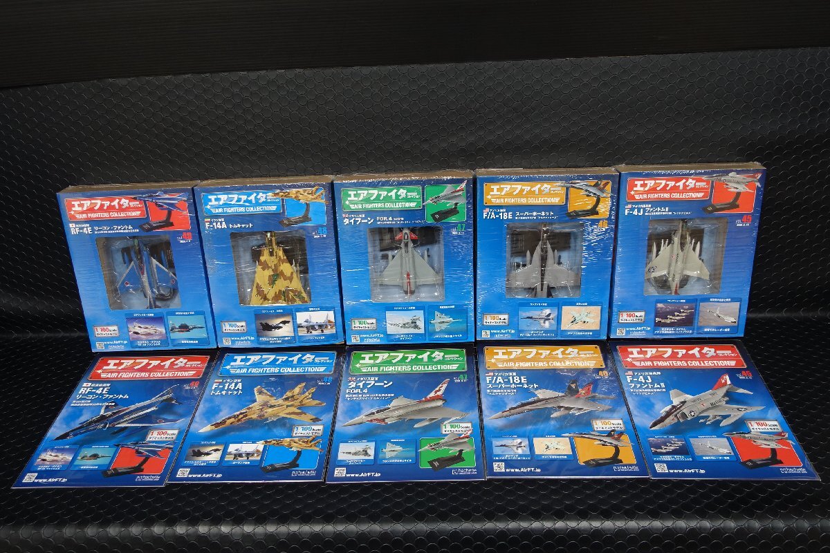 アシェット　エアファイター　コレクション　VOL.45～49　1/100　ダイキャストモデル　5機セット　_画像1