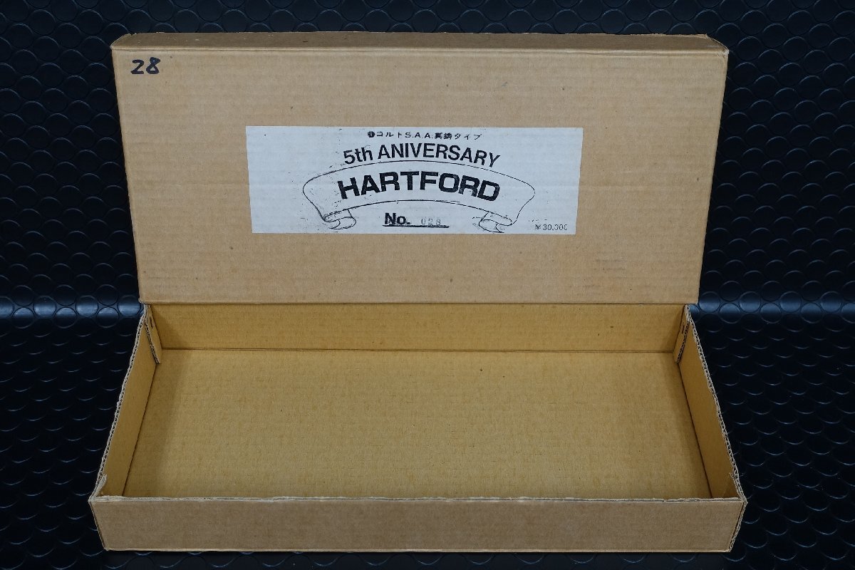 ハートフォード　5th ANIVERSARY　コルトS.A.A.　真鍮タイプ　モデルガン 空箱　　　HARTFORD_画像10