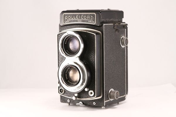 ★訳あり品★ローライ Rollei ROLLEICORD V型 Xenar 75mm F3.5 ローライコード★専用ケース付 超希少★96530_画像1