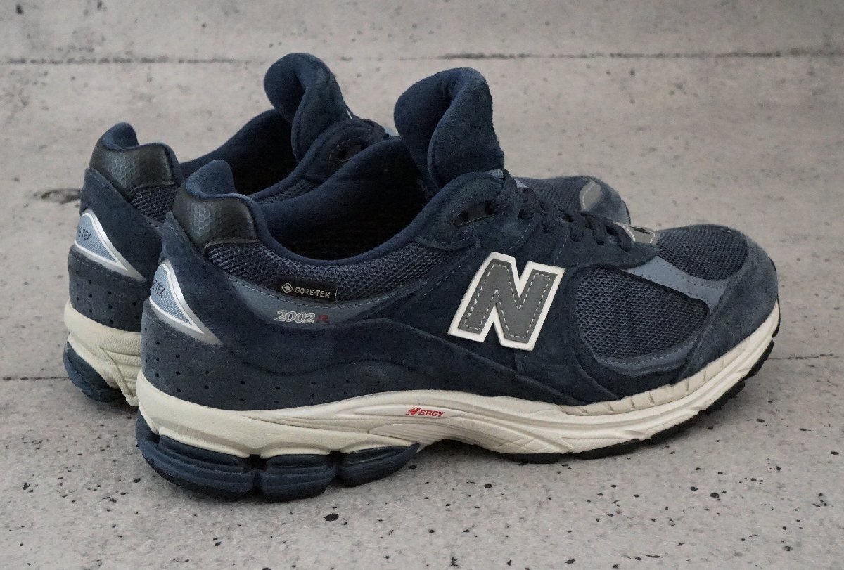 【送料無料】 25.5cm NEW BALANCE ニューバランス M2002RXF GORE-TEX スニーカー ゴアテックス ネイビー US8 26ｃｍの画像2