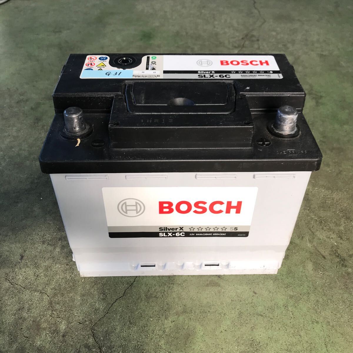 [G-31]BOSCH Bosch car battery silver X SLX-6C S5 free shipping 