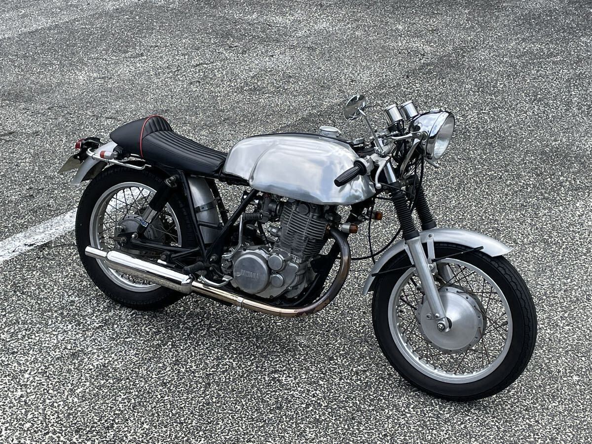 YAMAHA SR400 2H6 カフェレーサー　当時　カスタム　ロッカーズ　ブルックランズ_画像2