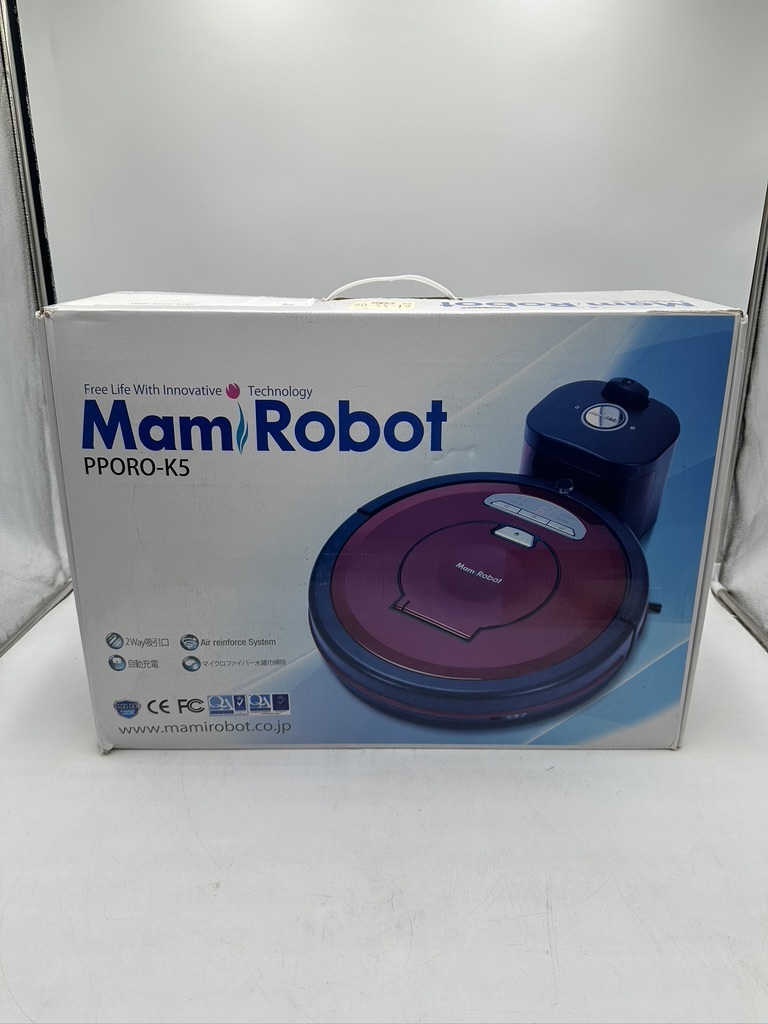 t0495 美品 Mami Robot ロボット掃除機 PPORO-K5 通電OK 動作OK 自動掃除機 掃除機_画像1