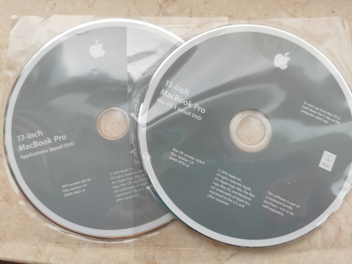 13-inch MacBook pro用 Mac OS X Install DVD 10.6.4送料無料♪の画像1