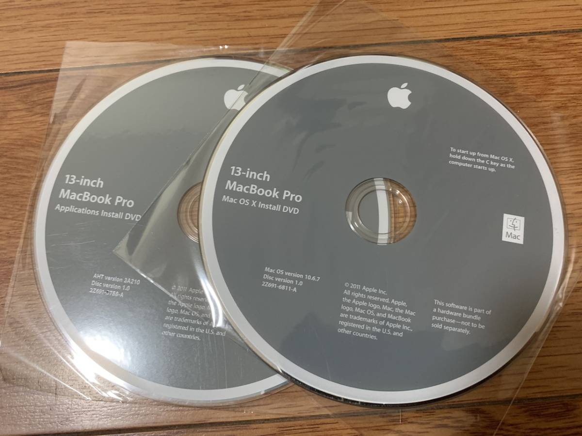 13-inch MacBook pro用 Mac OS X Install DVD 10.6.7送料無料♪の画像1