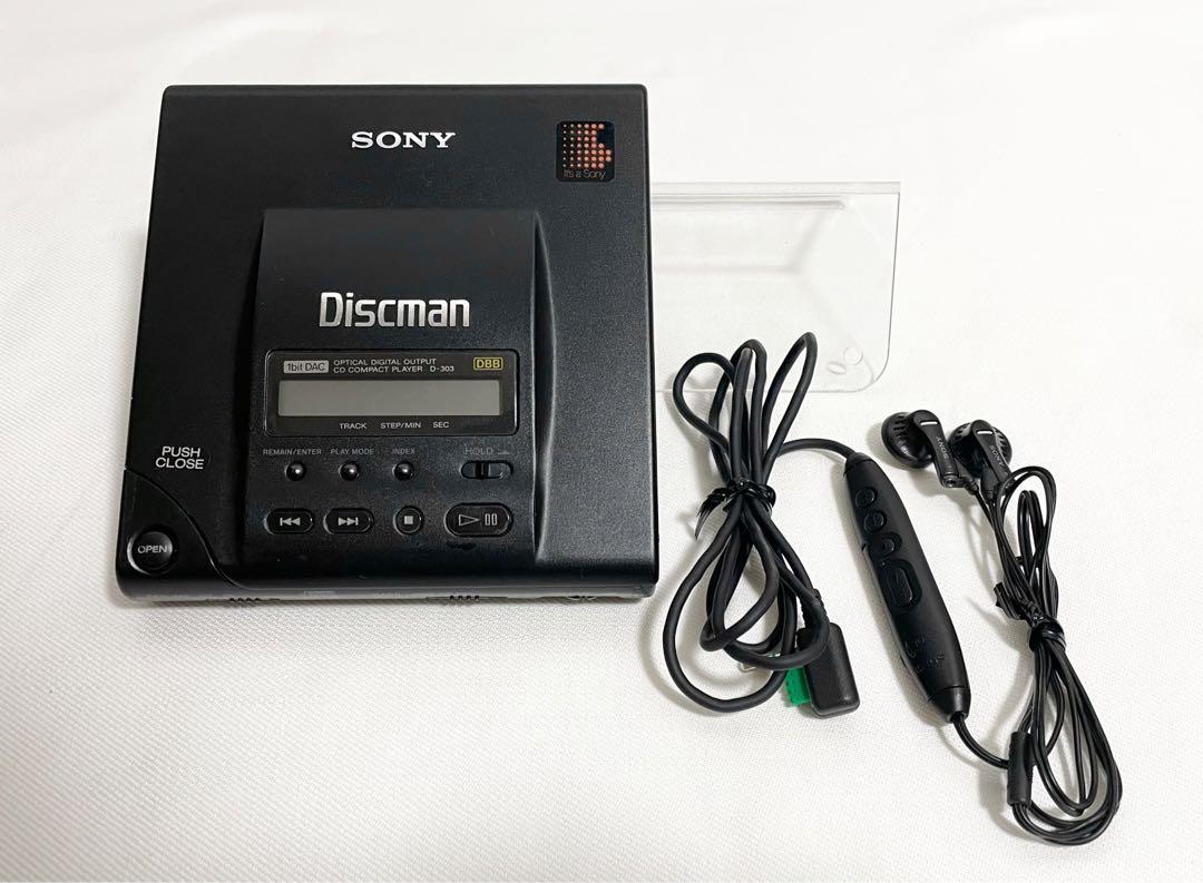 SONY Discman D-303 ディスクマン MDR-E472 通電OK - CDプレーヤー SONY Discman D-303 ディスクマン MDR-E472 通電OK - CDプレーヤー