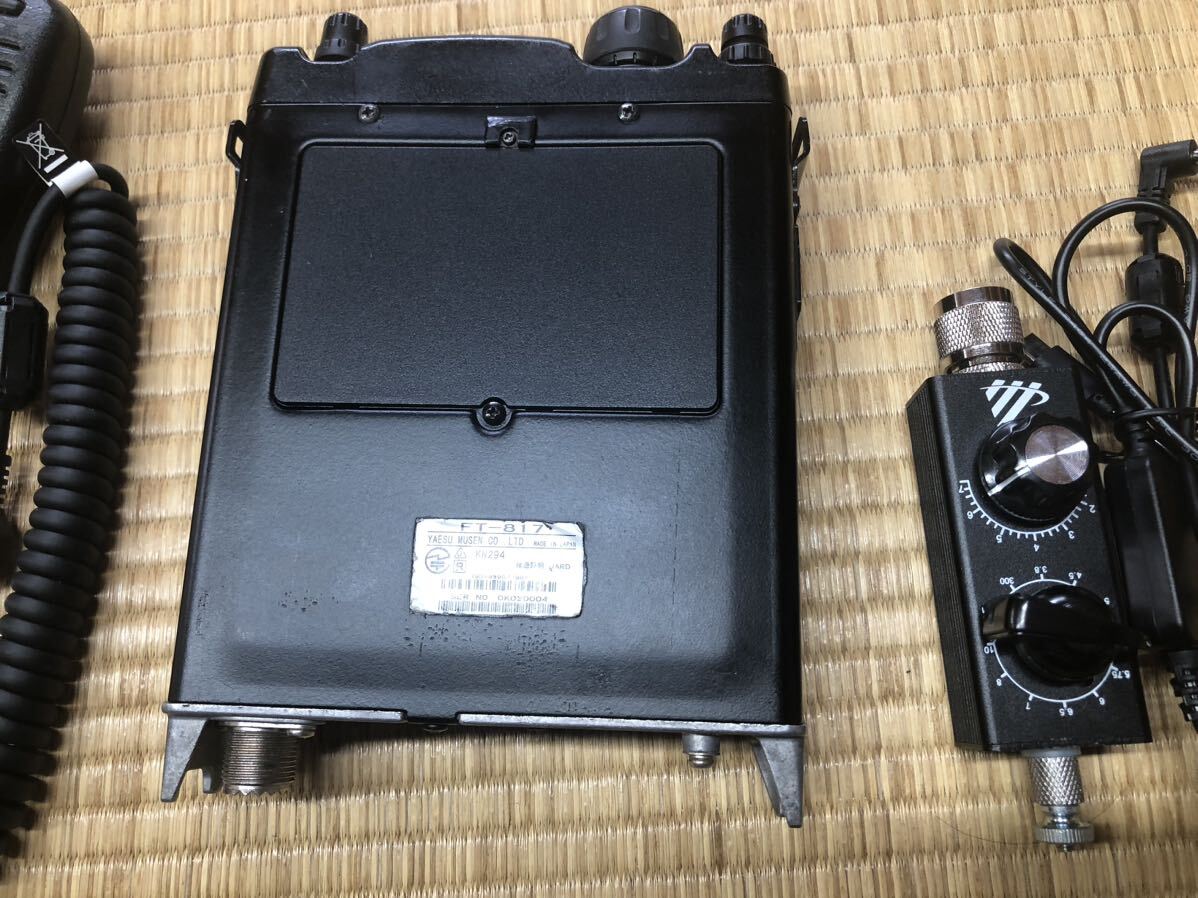 YAESU FT-817 ALL MODE ヤエス FT-817 八重洲無線 FT-817 1.8MHz〜430MHz HF オールモード トランシーバー 訳ありの画像6