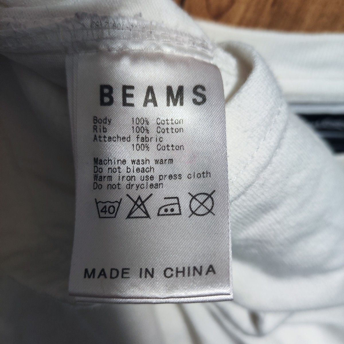 BEAMS ビームス 半袖 Tシャツ  ヘビーウエイト 無地 白 ホワイト