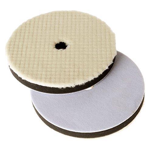 7" 2 sheets entering polisher for human work wool pad buffing grinding grinding pad flat surface small eyes 180mm