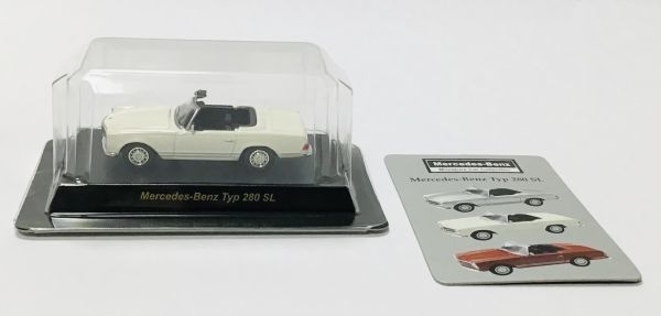 ●MKA085 サークルKサンクス限定 京商 メルセデスベンツミニカーコレクション Mercedes-benz 280SL 白 1/64 箱無しの画像4