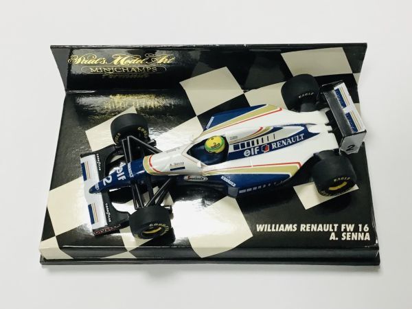 ○ MA104 PMA ミニチャンプス 1/43 ウィリアムズ・ルノー FW16 アイルトン・セナ Williams Renault FW16 Ayrton Senna MINICHAMPS_画像4