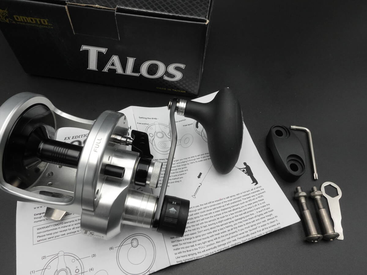 12180円 OMOTO リール TALOS TS14-2 右 マックスドラグ13.5kg 12180円 OMOTO リール TALOS TS14-2 右 マックスドラグ13.5kg