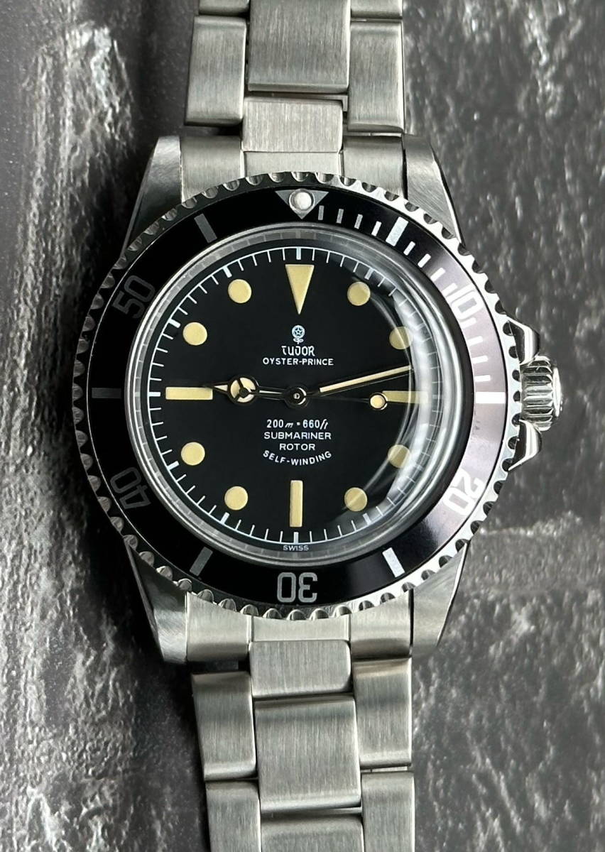 TUDOR ビンテージ 小薔薇サブマリーナ OH済み インナーサークル有り 7016/0 自動巻 プロト3連ブレス/予備5連＆3連リベット付 歩度GOOD！ の画像5