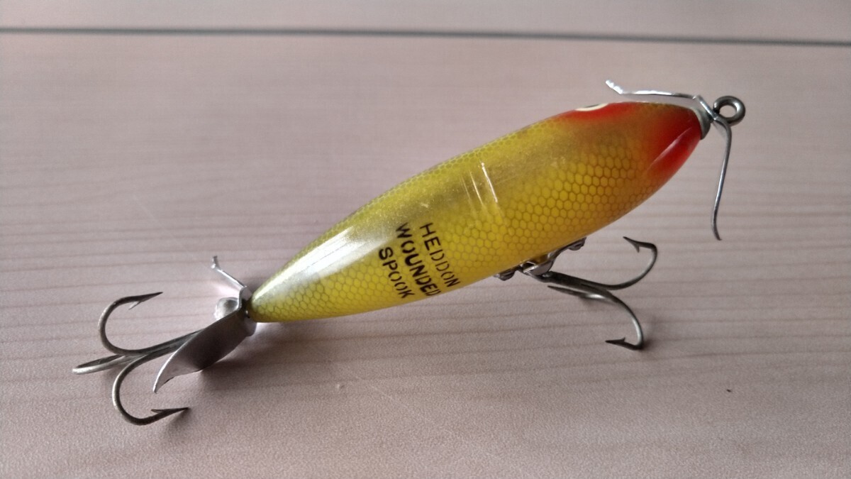 OLD  HEDDON   WOUNDED SPOOK   オールド  ヘドン  ウンデッドスクープ  ヒネリペラ  Lの画像3