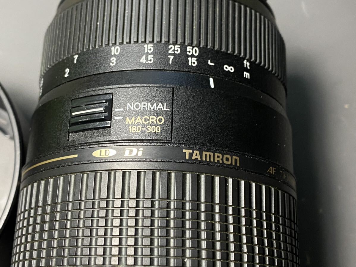 TANRON タムロン AF 70-300mm F4-5.6 XR Di ニコンFマウント 望遠ズームレンズ AF故障　ジャンク品_画像3