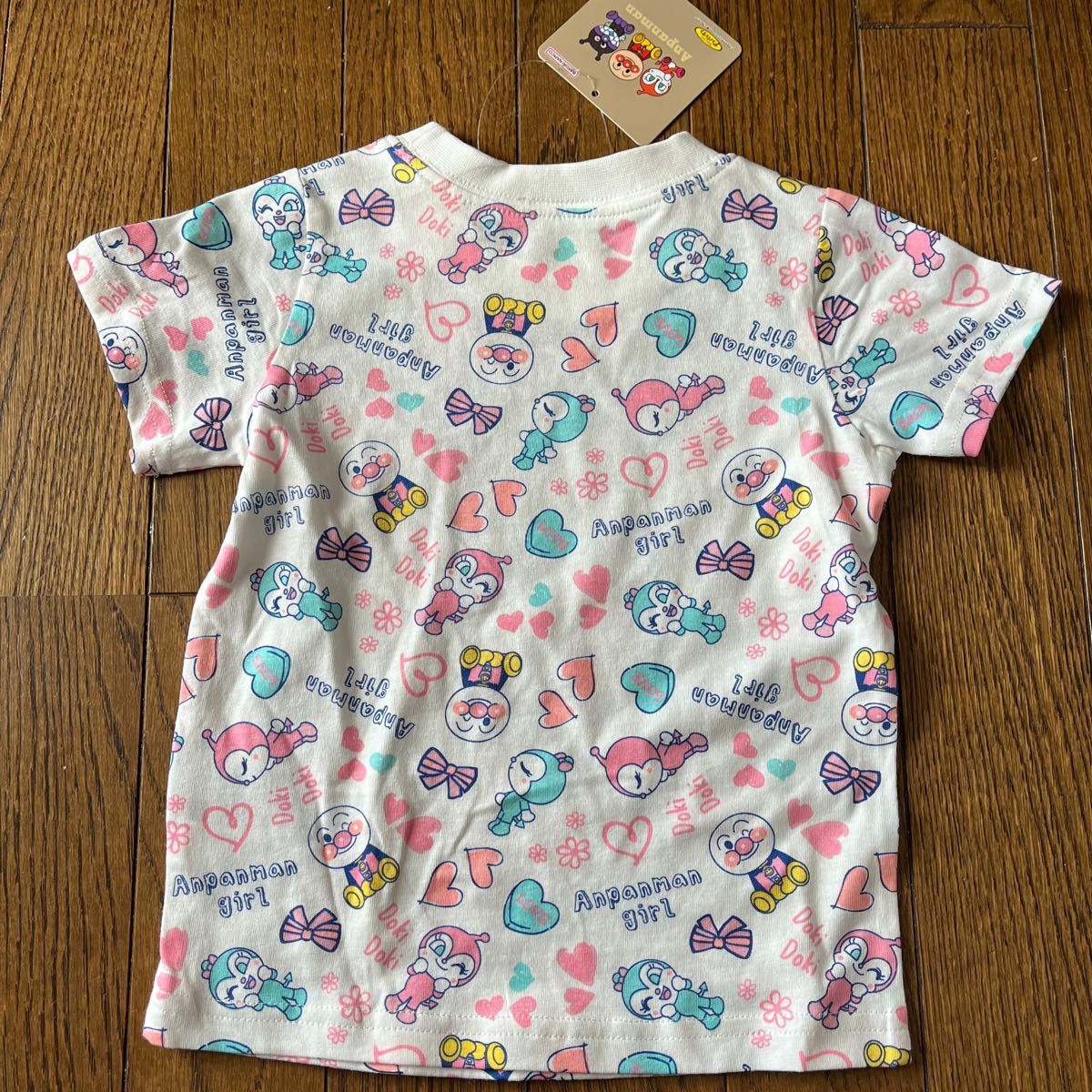 新品　アンパンマン  ドキンちゃん　コキンちゃん　 半袖Tシャツ　女の子　90