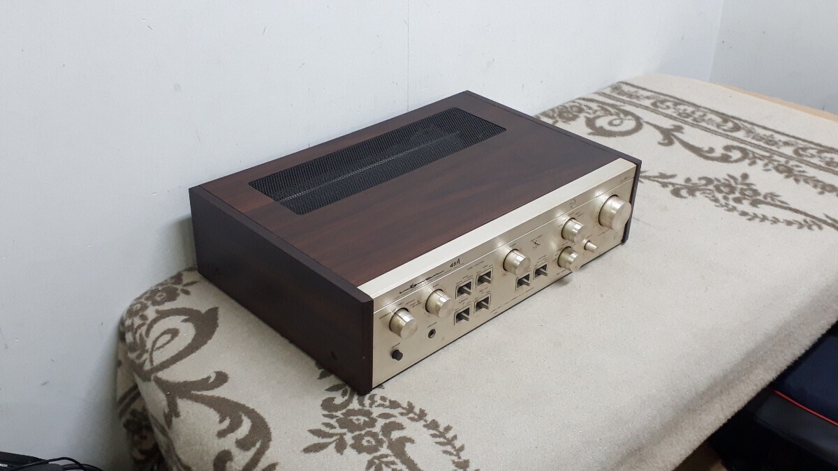 【動作確認済み】ステレオ プリメインアンプ ラックスマン L-45A 多機能 オーディオ LUXMAN 音響 音楽 INTEGRATED 八王子市 引き取りOK