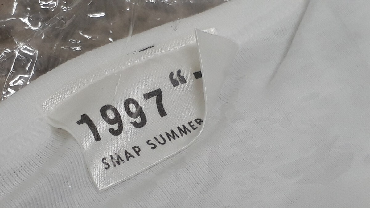 【未使用】SMAP フォトTシャツ 2着 1997 “ス” サマーコンサート グッズ ライブ ペア MR.SMAP 顔 写真 スマップ 八王子市 引き取りOK_画像8