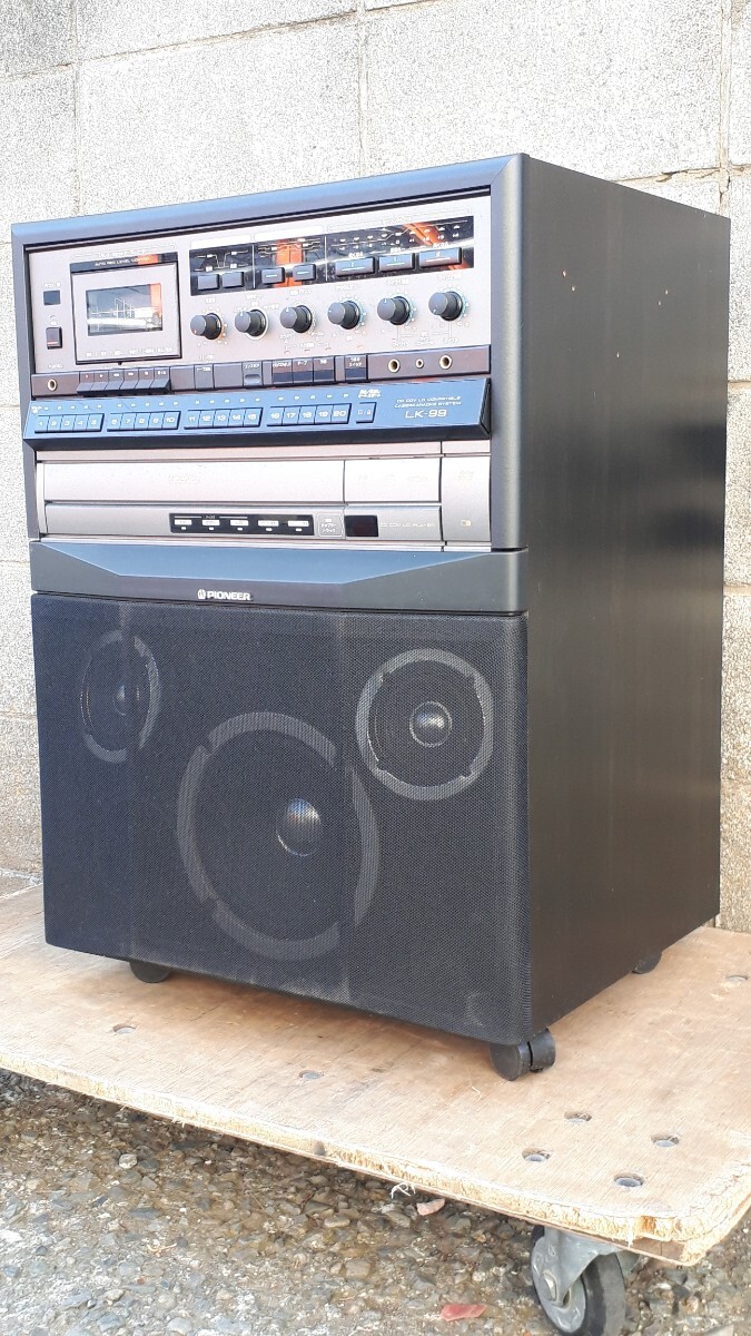 【引き取り限定】レーザーディスクカラオケシステム パイオニア LK-99 昭和 レトロ Pioneer 音楽 L IS-LK99 CLD-LK99 八王子市 引き取りOK