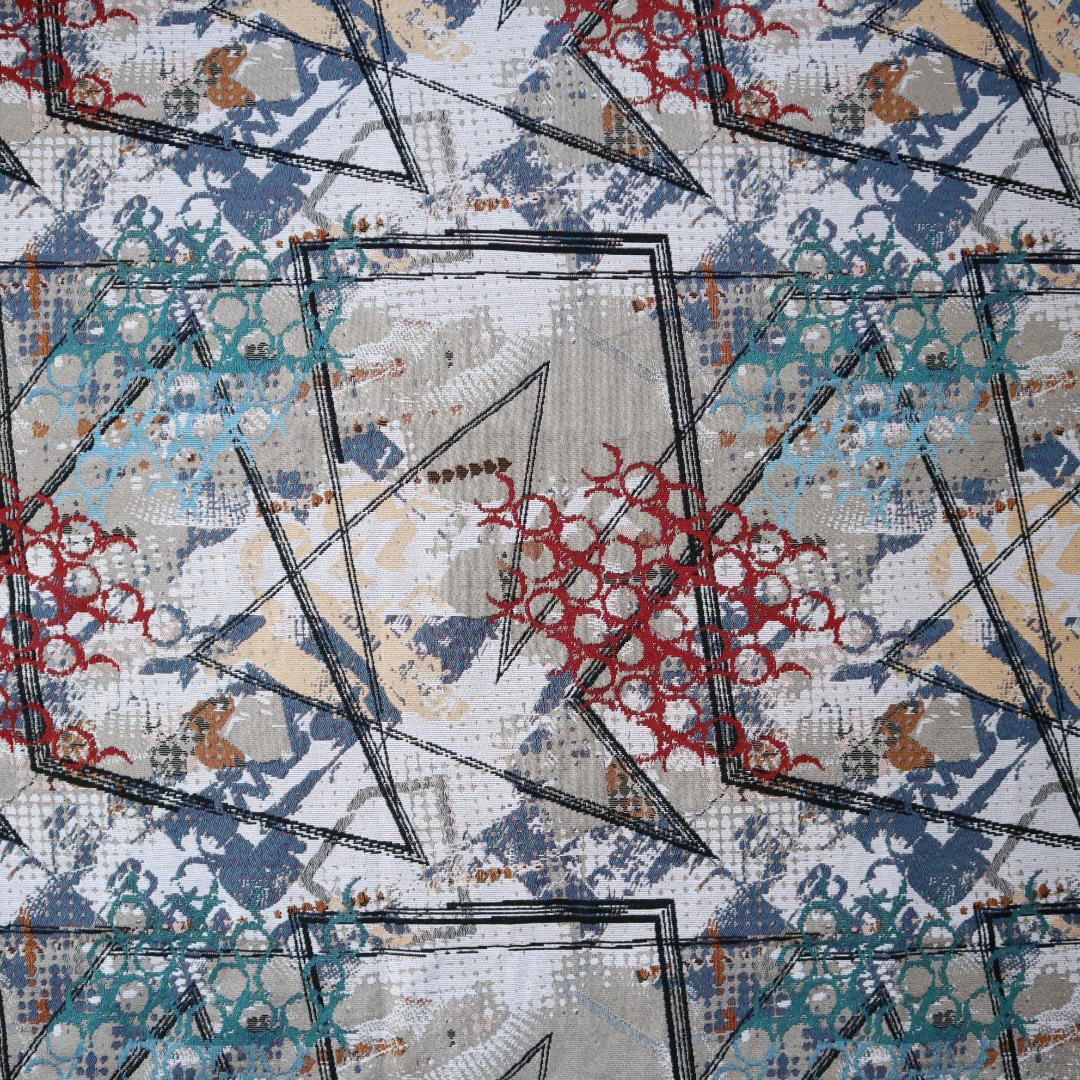 J94 モダン 幾何学模様 ゴブラン織り生地 ジャガード織り 150×50cm_画像2