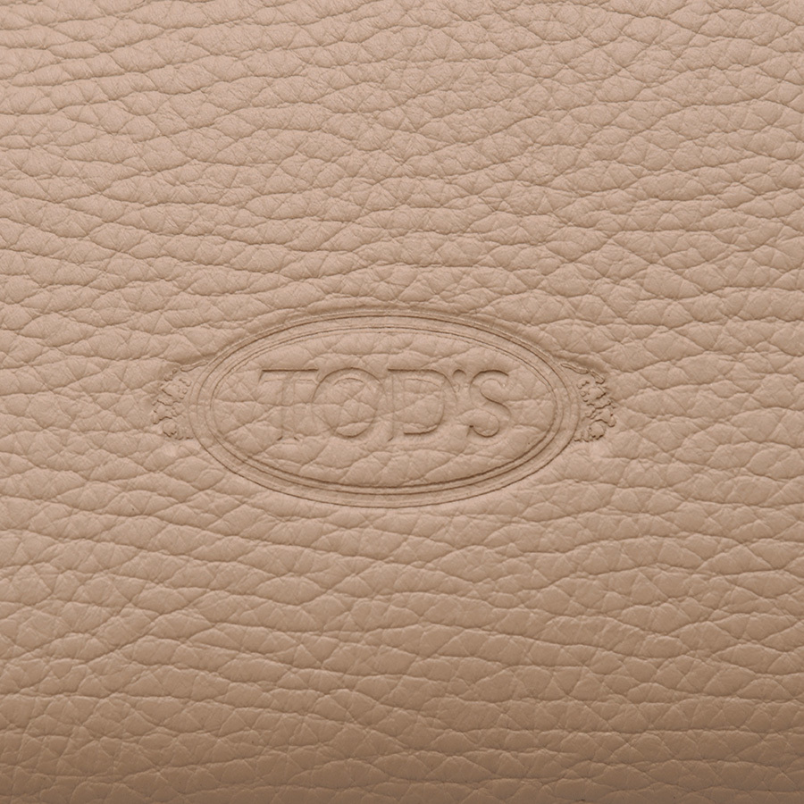  Tod's TOD\'S T time less micro bag XBWAPAE handbag 2way shoulder Mini tote bag cream beige leather as good as new 