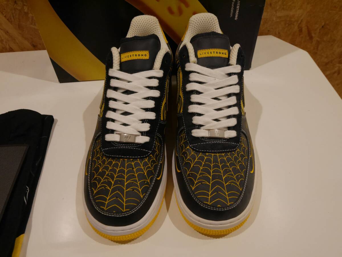 NIKE AIR FORCE 1 LOW SUP TZ LAF LIVESTRONG（リブストロング）US9.5 27.5cm DUNK SB SUPREME　CARTOON_画像4